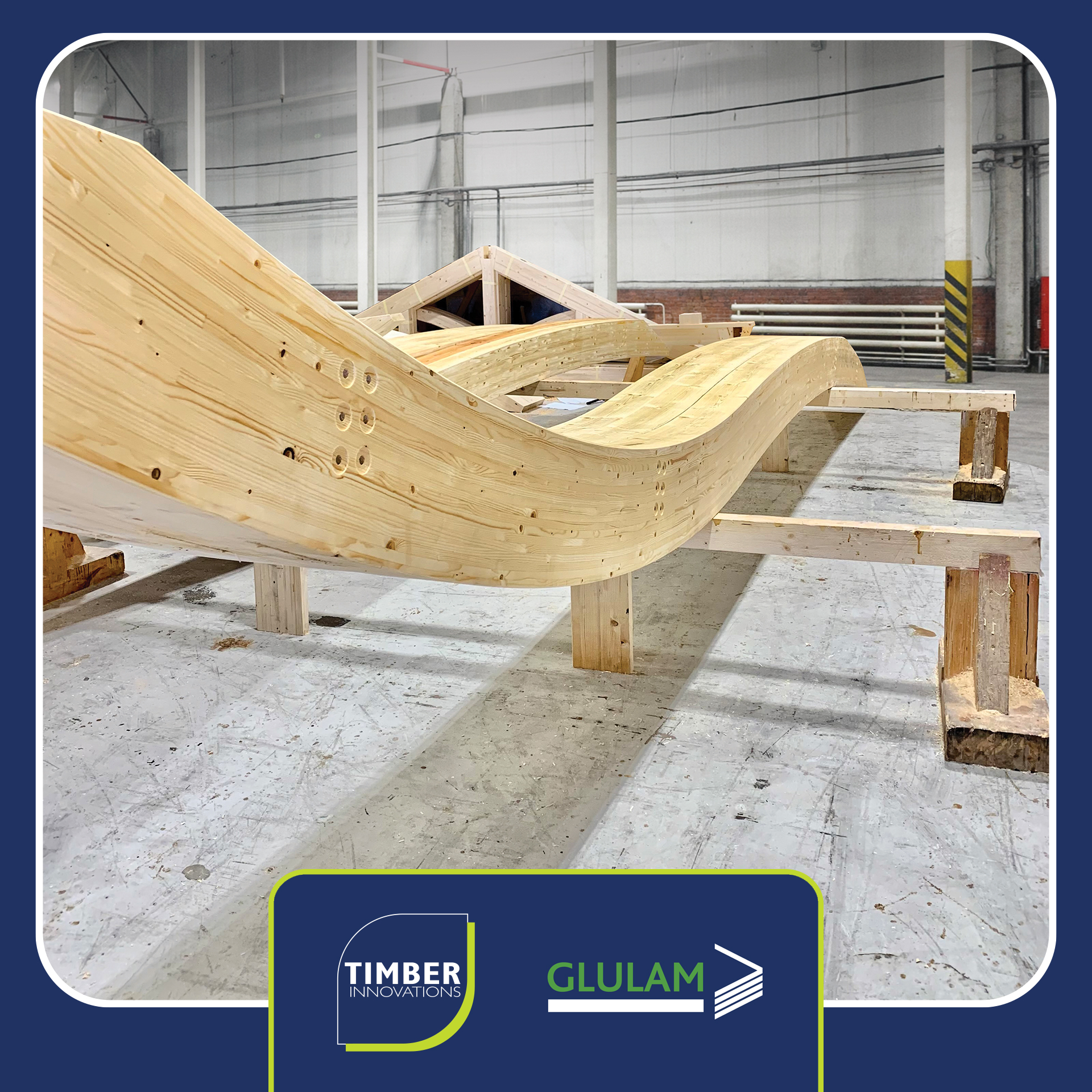 Glulam timber structure